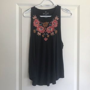 Embroidered Tank